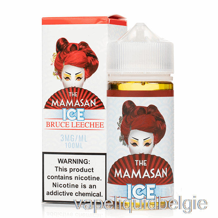 Vape België Ijs Bruce Leechee - De Mamasan E-vloeistof - 100ml 6mg